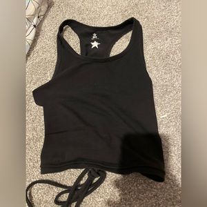 Rebel athletic AXS lace up back tank
